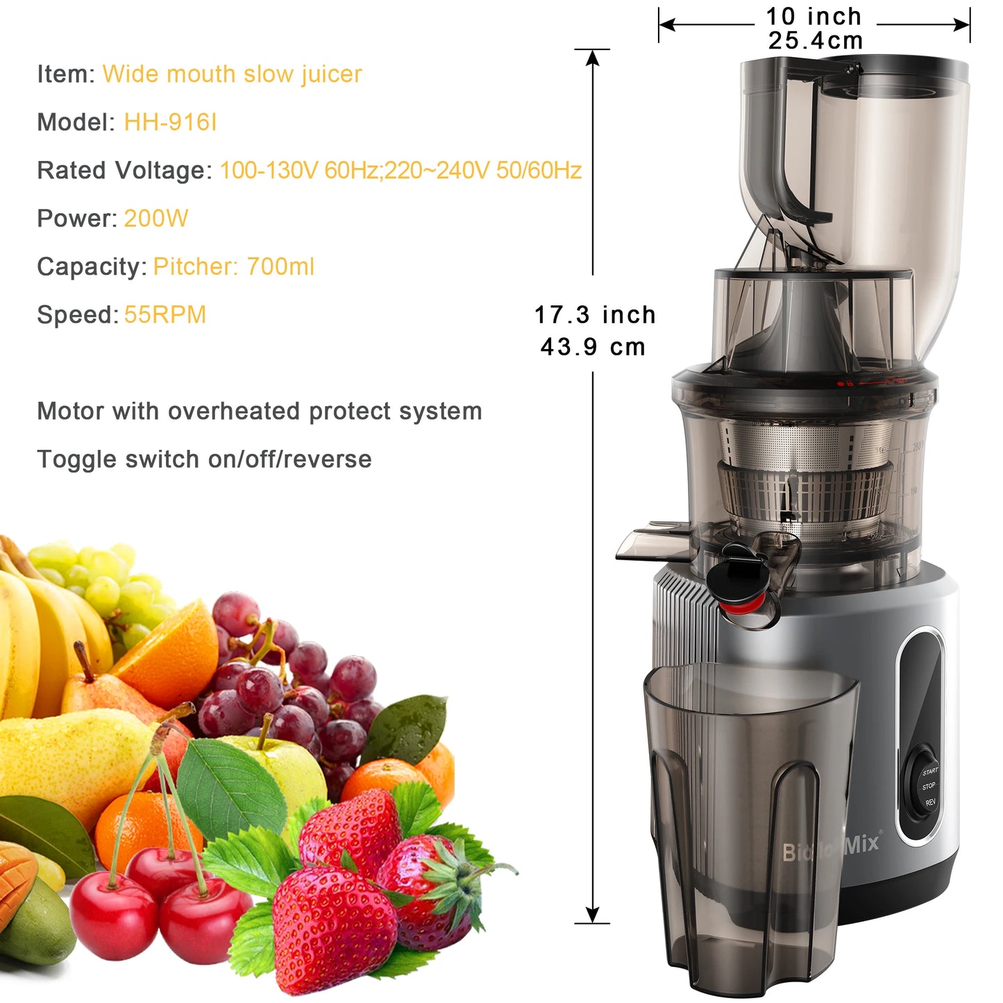 Juicenix ColdPress Max 200