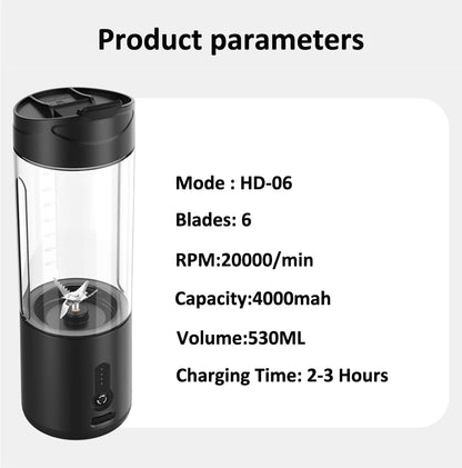 Juicenix ProBlend 530 Portable Blender